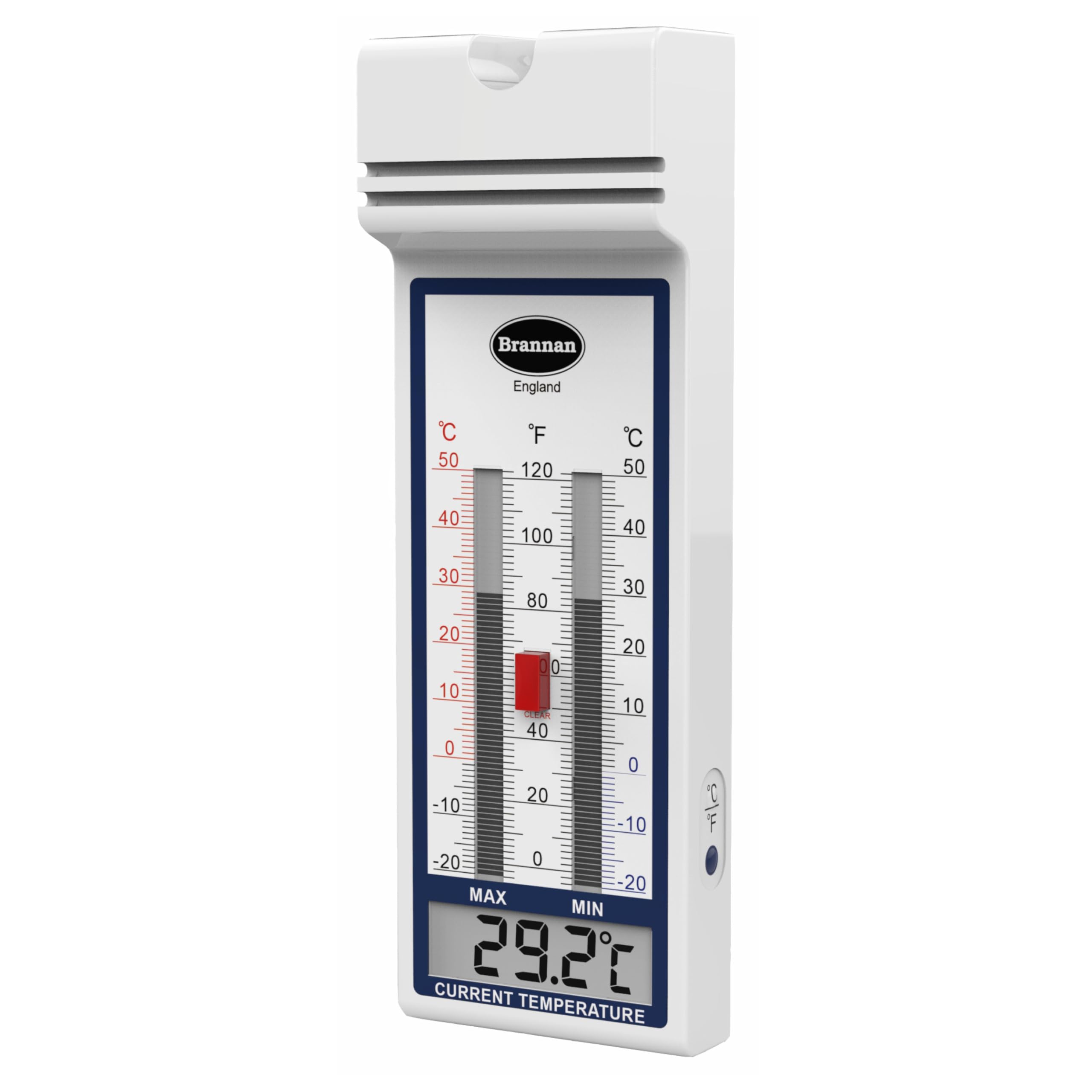 Brannan Digital Max Min Thermometer- Perfect for use in Greenhouse Garden or Home Easily monitor maximum & minimum temperatures