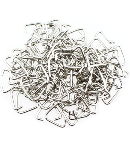thumbnail image 2 of 100-Piece Silver Triangle Jump Rings - 1.4x15mm Open Clasps For Jewelry Making & Keychains 2 of 9