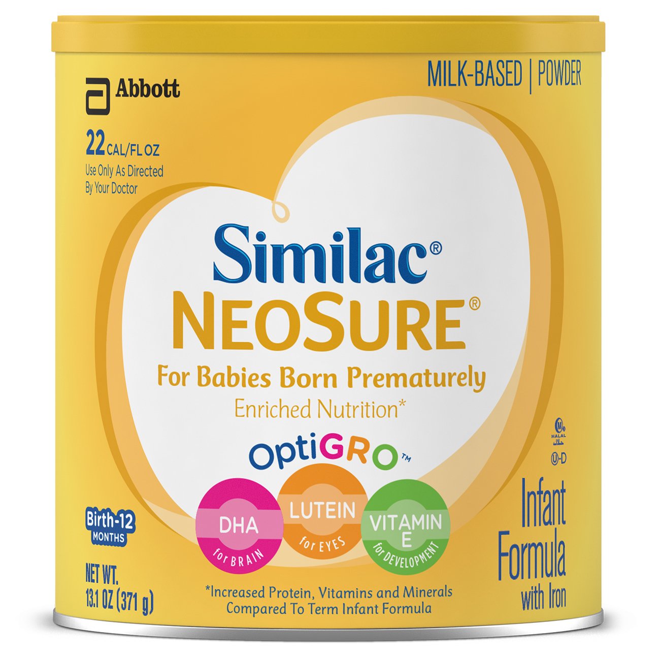 Similac NeoSure Infant Formula with Iron, For Babies Born Prematurely, ReadytoFeed