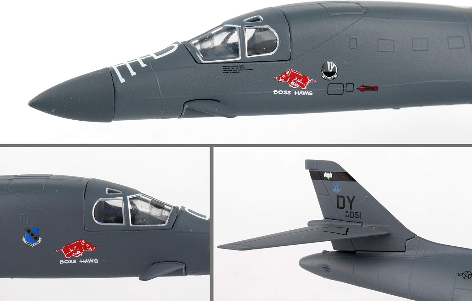 Daron Worldwide Trading 1/221 PS5404-2 Stamp B-1 Lancer Boss Hawg Jet: Toys & Games