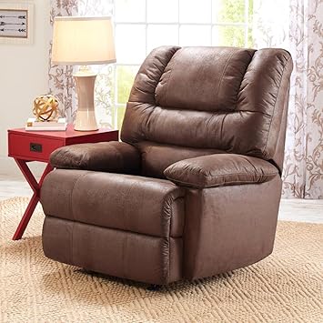 MANUAL RECLINER BY TYCHI (DARK BROWN)