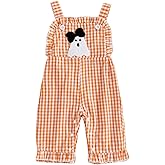 Socutebabe Baby Girl Valentines Day Outfit Fries Before Guys Romper Overalls Infant Jumpsuit Baby Valentines Suspender Pants
