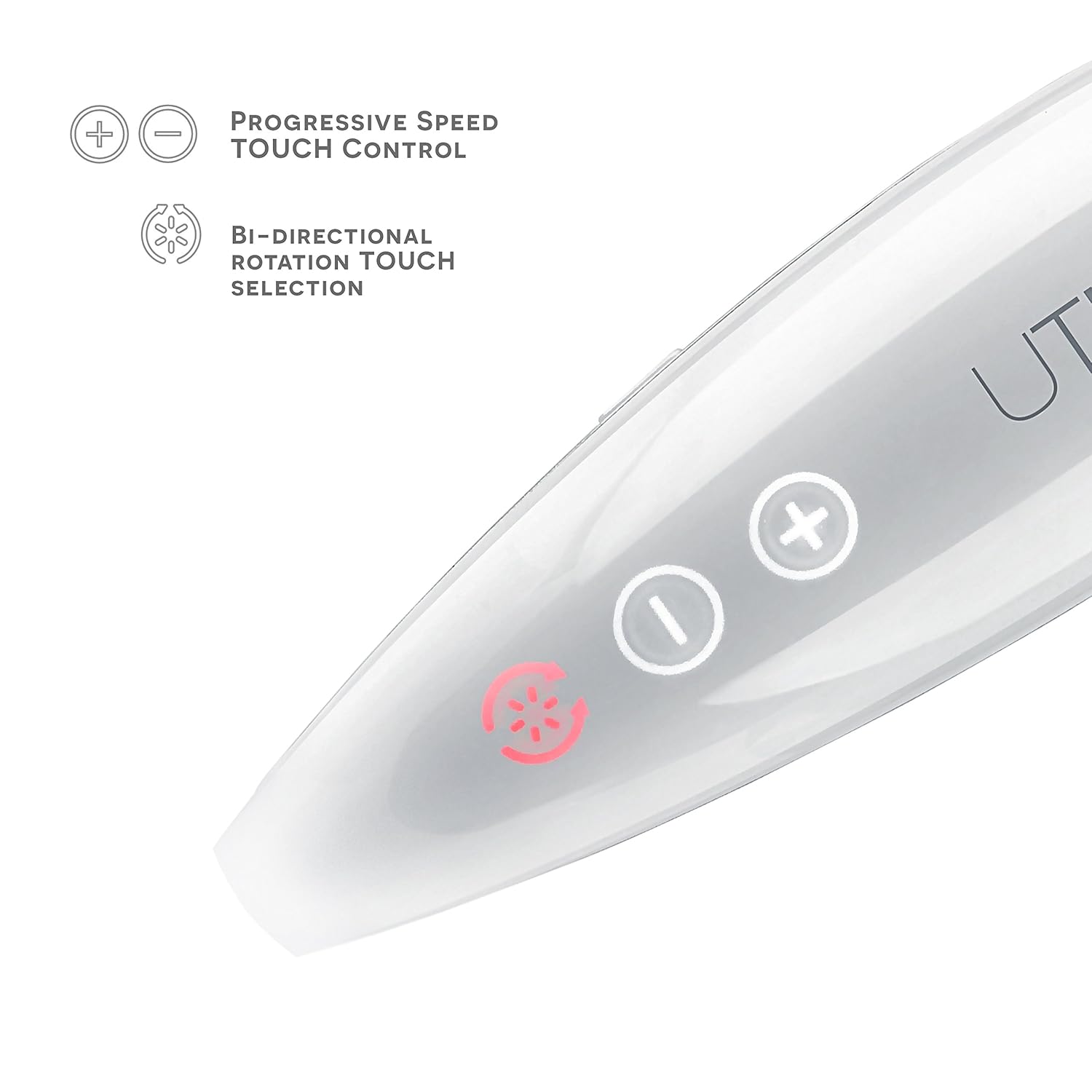 UTILYZE 10-in-1 Professional Electric Manicure & Pedicure Set, Powerful Nail Drill Kit, 10-Speed System, Innovative Touch Control, Tools to File, Buff, Smooth, Shine Nails, Remove Cuticles & Callus : Beauty