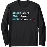 SQL Query SQL Database SELECT Long Sleeve T-Shirt