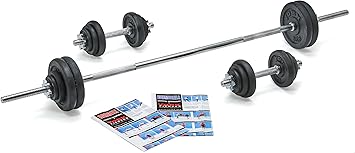 York Fitness - Pesa de hierro (50 kg, unisex), color negro: Amazon ...