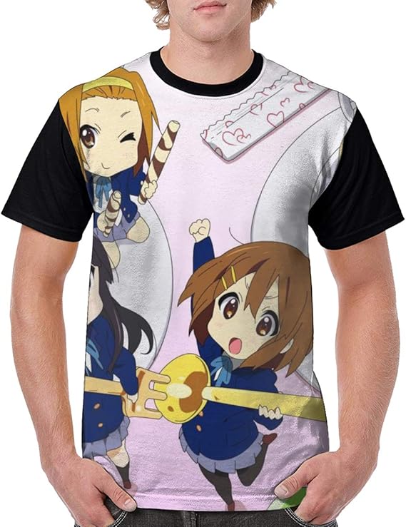 Amazon Co Jp けいおん 4 メンズ 半袖 カットソー シンプル おしゃれ 3d Tシャツ カジュアル ファッション 丸襟 柔らかい おおきいサイズ 快適 プリント 半袖のtシャツ 吸水速乾 はワンマンデザインのtシャツ 服 ファッション小物