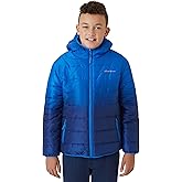 Eddie Bauer Boys' Reversible Jacket - Waterproof Lightweight Fleece Lined Hooded Puffer Coat - Boys Outerwear Jacket (5-20)