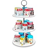 Taladad Pod Holder for Ninja Thirsti, 15-Flavor Storage Organizer for Thirsty Drink System, Water Flavoring (White)