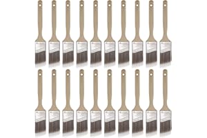 SEHOI 20 PCS 2 Inch Angle Paint Brushes for Acrylics, Stains, Interior & Exterior Use