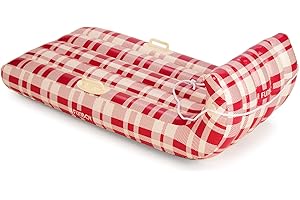 FUNBOY Winter Fun Inflatable Toboggan, Retro Single