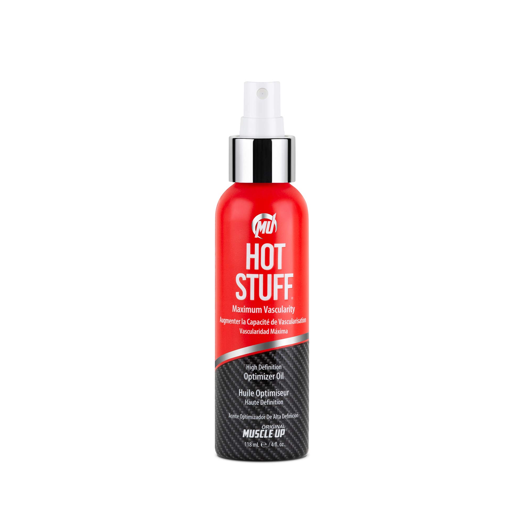Pro Tan Hot Stuff Maximum Vascularity High Definition Optimizer Posing Oil, 4 fl oz.,Beige
