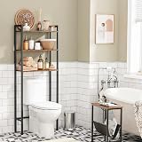 HOOBRO Over Toilet Storage Unit 3-Tier Bathroom Shelves Rustic Brown EBF41TS01 view 4