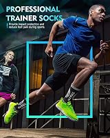 RUIXUE Mens Sports Hiking Socks 5 or 6 Pairs Cushioned Anti Blister Crew view 7
