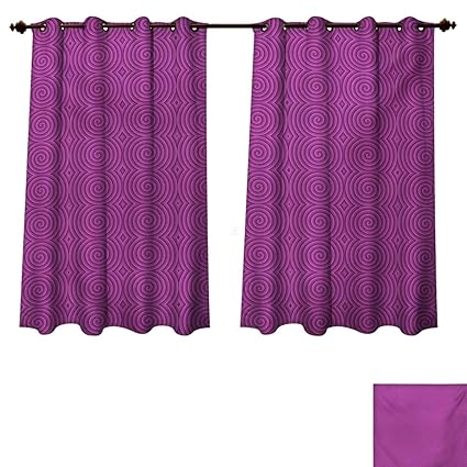 Amazon Com Magenta Blackout Curtains Panels For Bedroom Turning