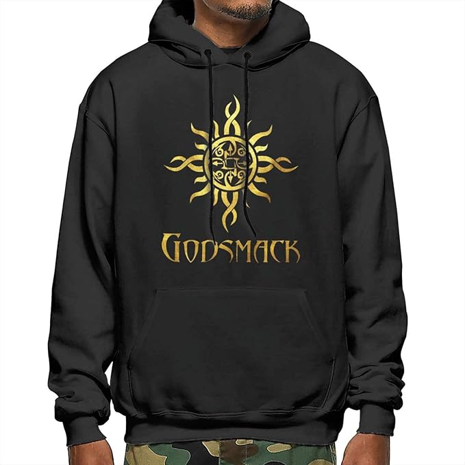 Godsmack Novelty Men's Hoodies Sweatshirt Black Large at Amazon Men’s