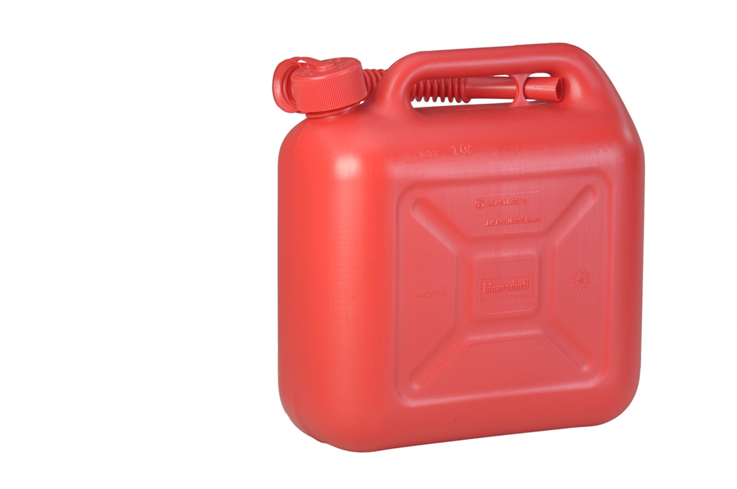 hünersdorff 812873 Standard Fuel Jerry Can 10 Litre, Red