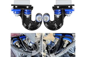 YiYou M134708R & M134708L Lower Hood Pivot Kit & Hood Hinge Pivot Bolt Bushing Bracket Kit（Black 2 -Pieces） Compatible with P