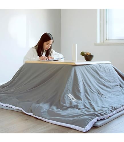 Amazon.com: GYDUHYE Kotatsu Table with Heater and Blanket Japanese