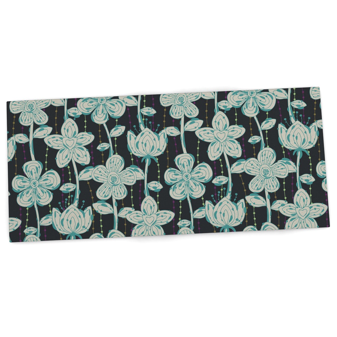 Kess Inhouse Julia Grifol My Grey Spotted Flowers Office Desk Mat Blotter Pad Mousepad 13 X 22 Inches Buy Kess Inhouse Julia Grifol My Grey Spotted Flowers Office Desk Mat Blotter Pad