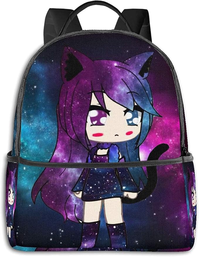 VJSDIUD Gacha Life Backpack Mini Women Travel Daypack School Bookbag