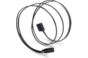 Silverstone Tek 500mm Ultra Thin 6Gb/s Lateral 90-Degree SATA Cables with Custom Low-Profile Connectors (CP11B-500)