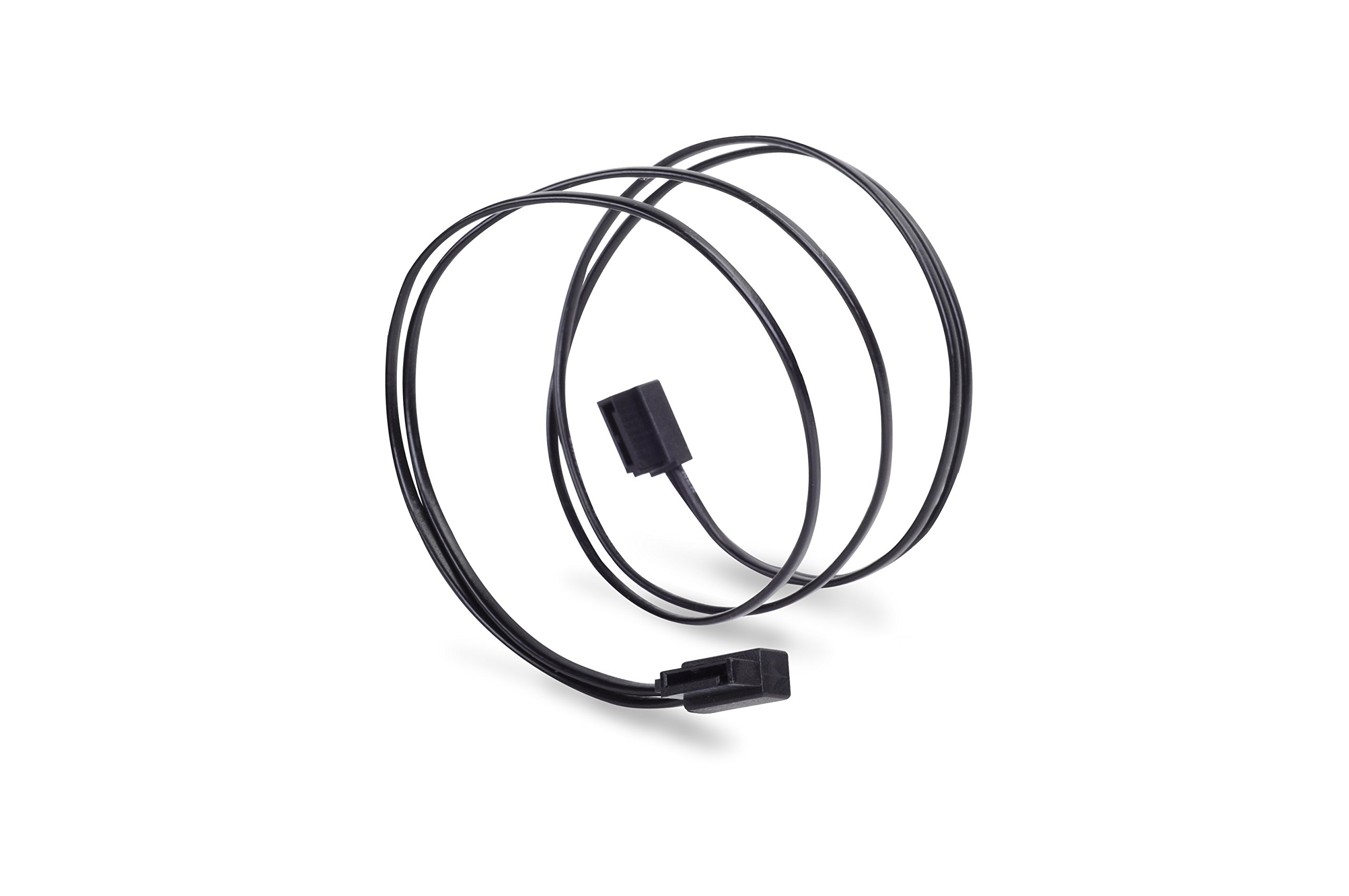 SilverStone SST-CP11-500 - Ultra Thin SATA III 6 Gbps Cable, laterial 90° angled, super low profile connectors, 50cm