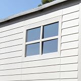 Lifetime 60190 7x7ft Heavy Duty Plastic Shed Beige view 9