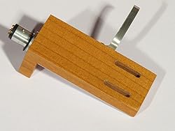 Cherry Wood Turntable Headshell with 7N OFC Braided