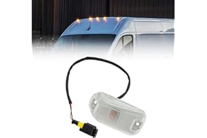 NOVAPARTS Cab Roof Top Marker Lights 68232473AA for 2014-2023 Dodge Ram ProMaster 1500 2500 3500 Roof Running Lamps Clear Len