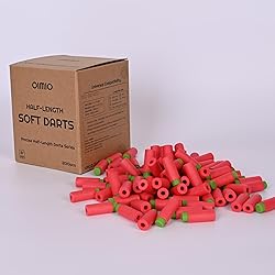 OIMIO Half Length Darts Refill Pack, 200pcs Short