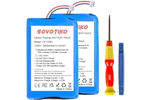 SOVOTIKO 2-Pack PS5 Controller Battery, PS5 Controller Battery Replacement, PS5 Rechargeable Battery for Sony PS5 PlayStation