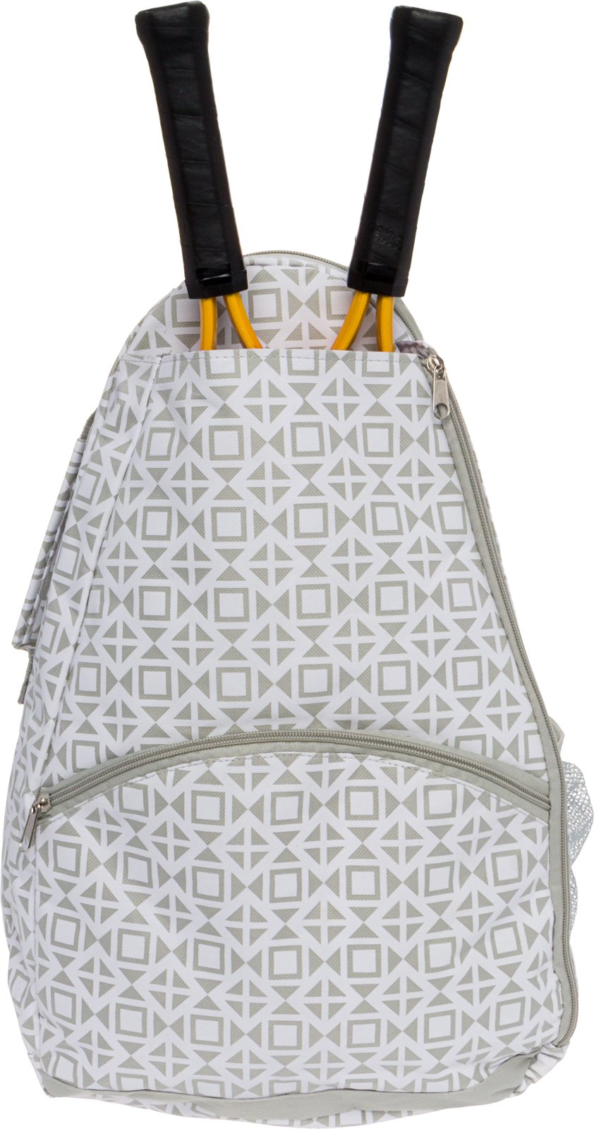 simple nest canvas shoe pockets on N Gil Ngil Themed Prints Tennis Racquet Holder Backpack Equipment Bags