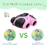 EUTOYZ 8X Kids Binoculars Outdoor Toy Pink for Children view 5