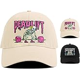 YLLCUM Embroidered Gym Hat, Funny Cotton Adjustable Gym Lovers Baseball Caps, Fitness Cap, Workout Hats Gifts