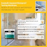 Everbuild Aquaseal Waterproof Tanking Membrane 5 Litre Blue Flexible Easy Apply view 3