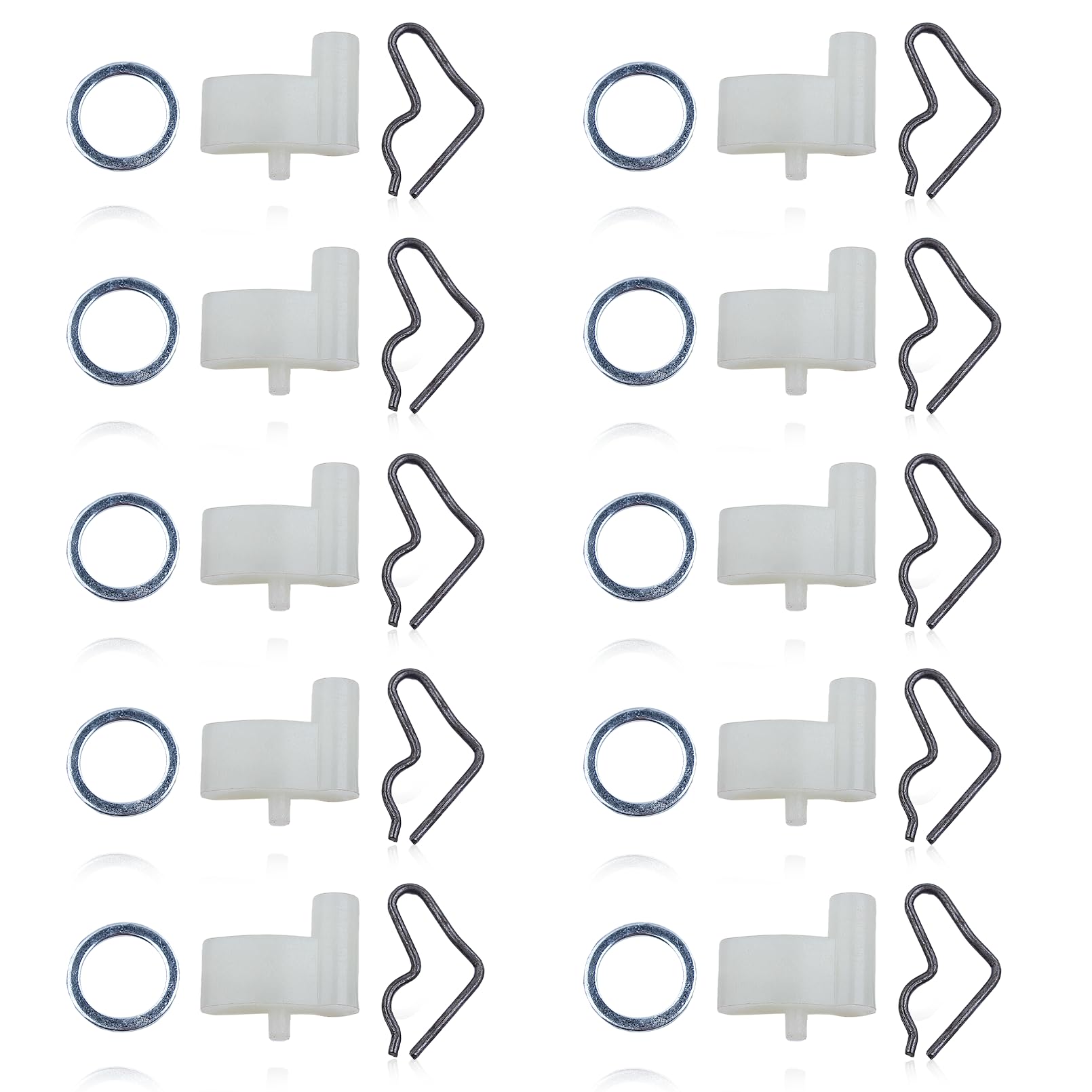 Gubeter Recoil Starter Pawl Spring Washer Kit, For Stihl Fs120 Fs200 Fs250 Fs500 Fs550 Trimmer Part, 0000 195 7200, 1118 195 3500