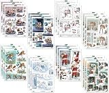 Katy Sue Christmas Die-Cut Decoupage Pack - 24 Pre-Cut Sheets view 1