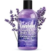 New Cover Lavender Body Wash, Hydrating Shower Gel with Lavender Oil Gentle Daily Cleansing & Nourishing Body Skincare, Soothing Exfoliating Body Soap for Dry & Sensitive Skin, All Skin Types