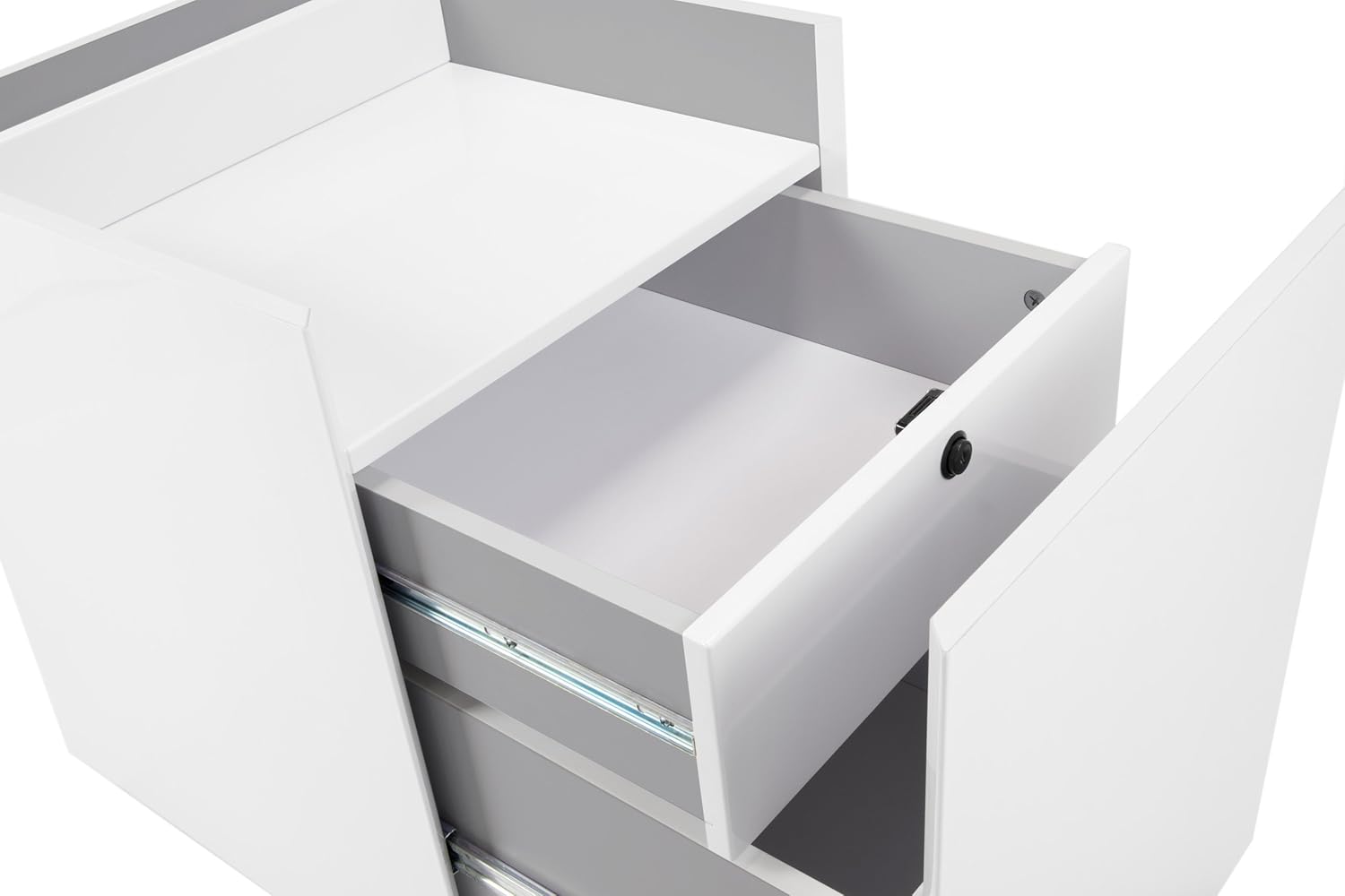 Amazon Com Calico Designs Niche Mobile File Cabinet White Arts Crafts Sewing