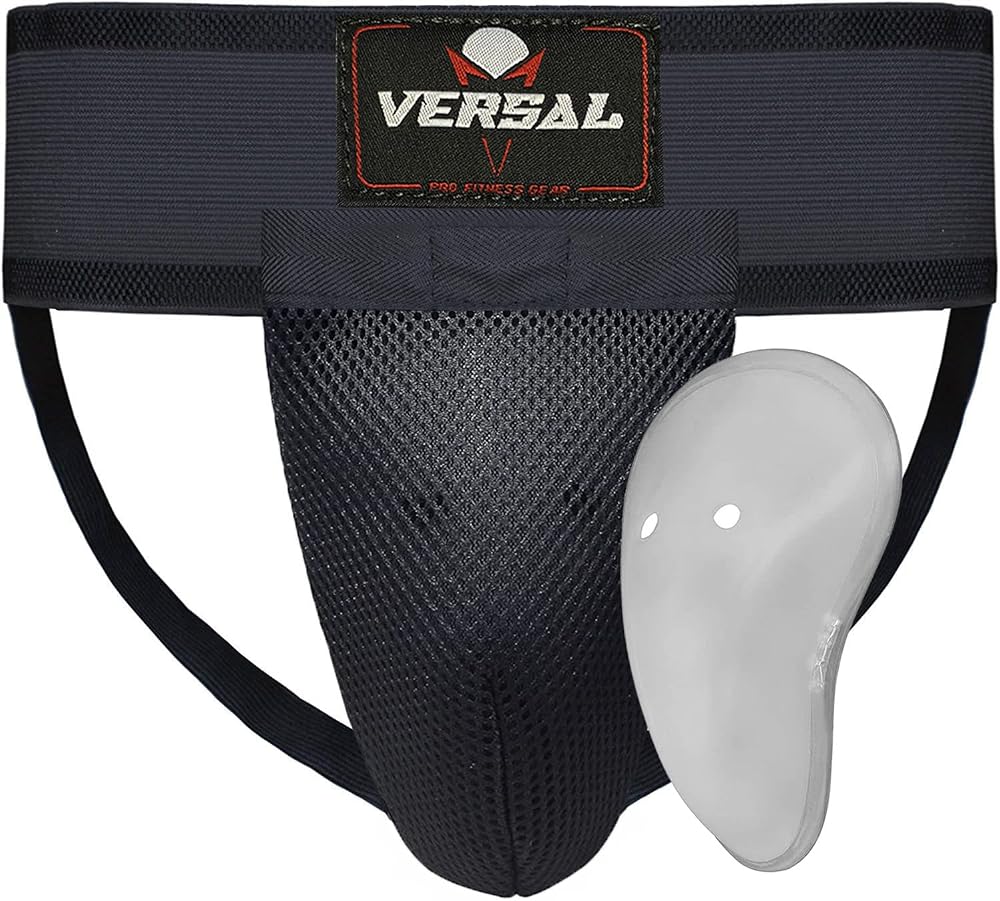 VERSAL Boxing Groin Guard MMA Muay Thai Jock Strap L size