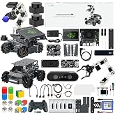 Yahboom ROS2 Robot Kit with Jetson Orin Nano 8GB Super Large AI Model with 6DOF Robotic Arm, 7-inch HD Display,AI Voice Interaction Module Provides AI Vision App Control