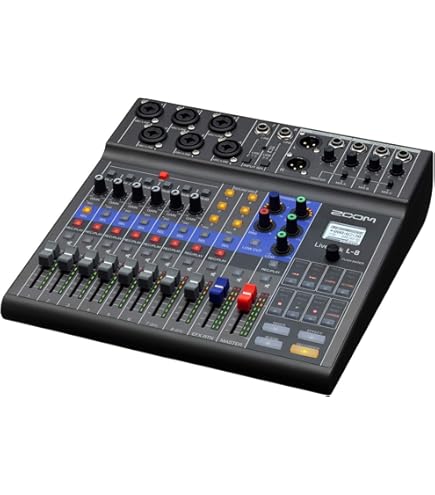 ZOOM LiveTrak L-8 ミキサー Amazon.com: Zoom LiveTrak L-8 Portable 8-Channel Digital Mixer