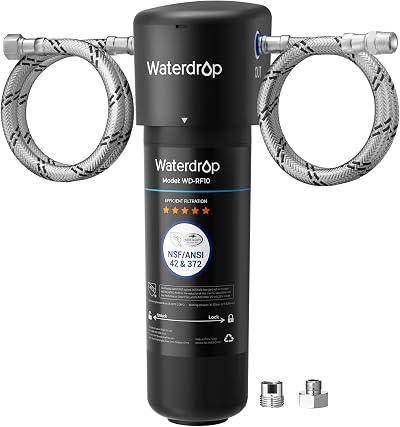 Waterdrop 10UA Under Sink Water Filter 11000 Gal NSF/ANSI 42 Lead Chlorine