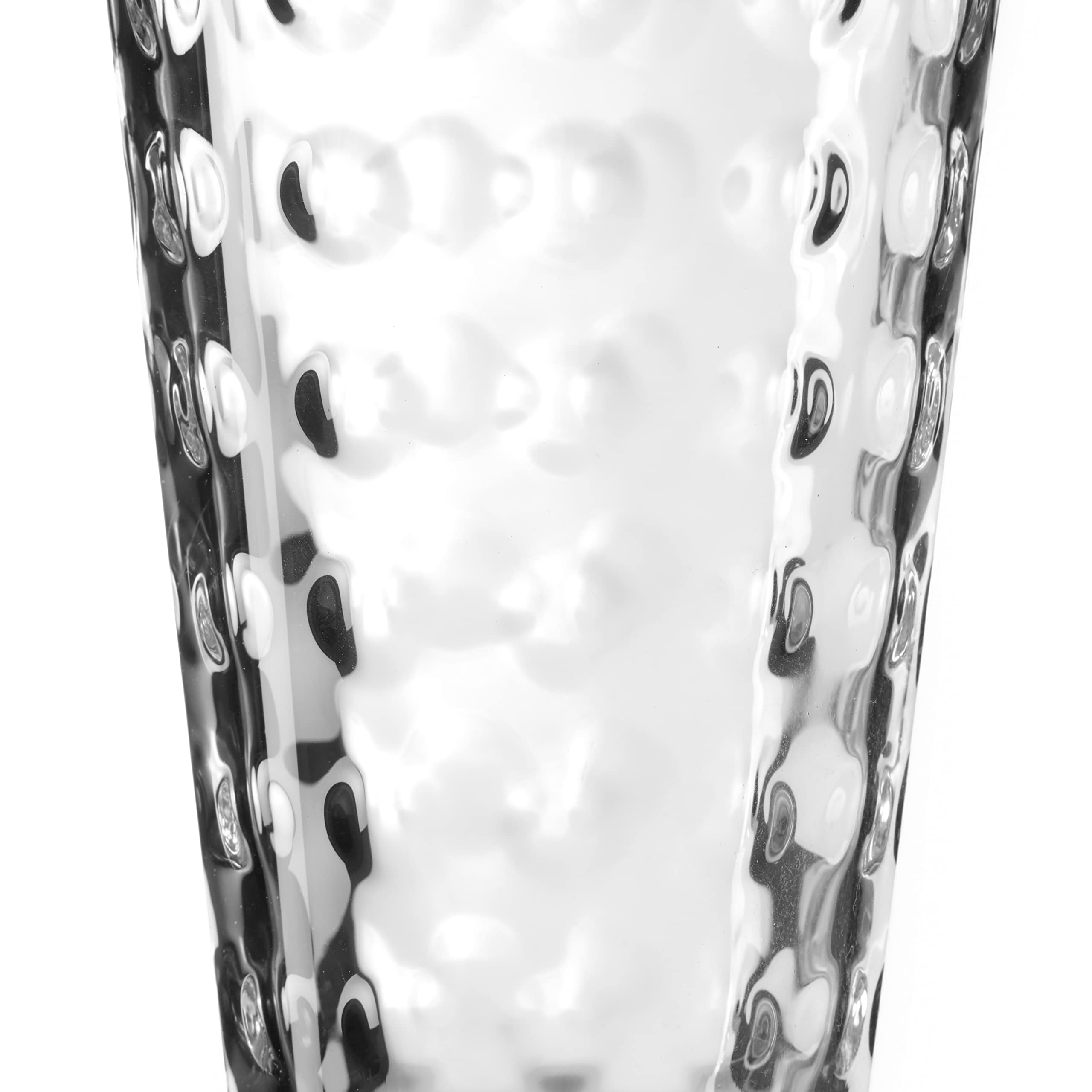 LEONARDO HOME Trinkglas Optic, Set mit Innenrelief, Trink-Gläser in konischer Form, 300-ml Füllvolumen, 6-teilig, 012684, Klar, 6 Stück (1er Pack), 6 4