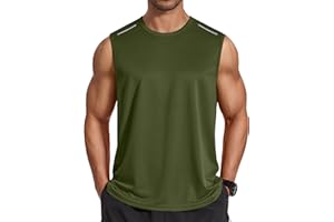 COOFANDY Men's Sleeveless Shirt Quick Dry Workout Tank Tops Gym Muscle T Shirts Sport Athletic Tanks Moisture Wicking
