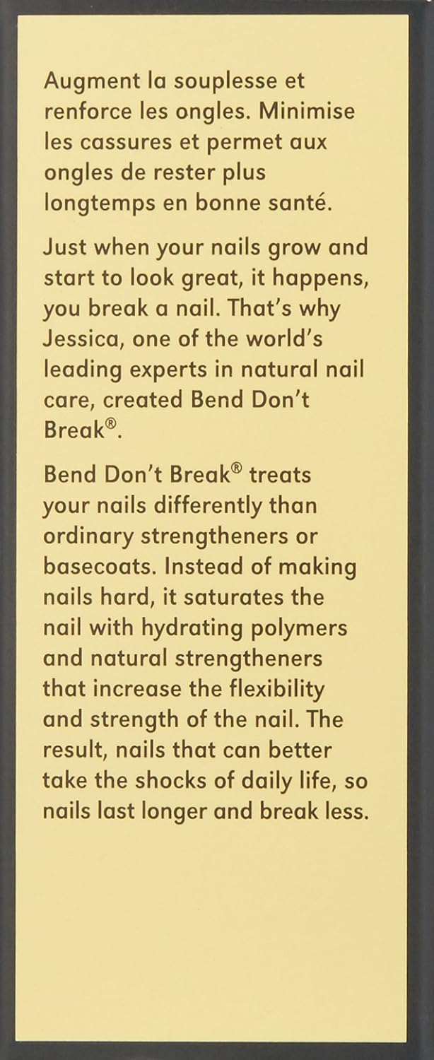 JESSICA Bend Don't Break Base Coat, Nail Treatment for Weak & Damaged Nails, Maximises Flexibility & Minimises Breakage, 14.8ml - Image 4