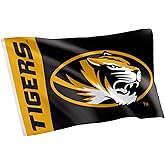 Desert Cactus University of Missouri Flag Tigers MU Mizzou Flags Banners 100% Polyester Indoor Outdoor 3x5 (Team Name)
