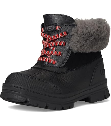Amazon.com: UGG Kids' K Adirondack Boot Xxv Pull On Boot, Black