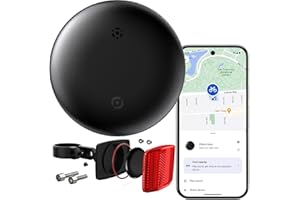 PERFIPRO Bike Tracker for Android, Android Airtag Compatible with Google Find My Device App, Replaceable Battery Item Finder, Tracker Tag for Keys, Suitcase, Backpack, Wallet, Luggage (for Bike)