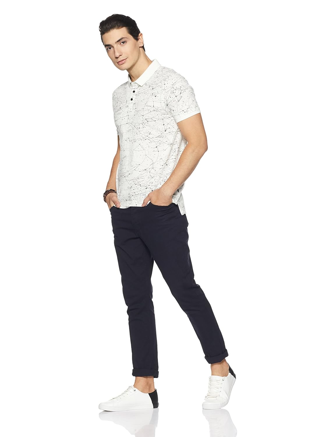 jack & jones men's slim fit cotton polo